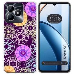 Funda Silicona para Realme Note 50 diseño Radial Dibujos