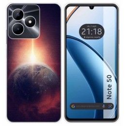 Funda Silicona para Realme Note 50 diseño Tierra Dibujos
