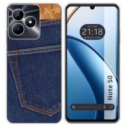 Funda Silicona para Realme Note 50 diseño Vaquero Dibujos
