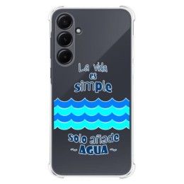 Funda Silicona Antigolpes para Samsung Galaxy A55 5G diseño Agua Dibujos