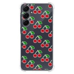 Funda Silicona Antigolpes para Samsung Galaxy A55 5G diseño Cerezas Dibujos
