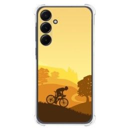 Funda Silicona Antigolpes para Samsung Galaxy A55 5G diseño Ciclista Dibujos