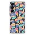 Funda Silicona Antigolpes para Samsung Galaxy A55 5G diseño Dulces 02 Dibujos