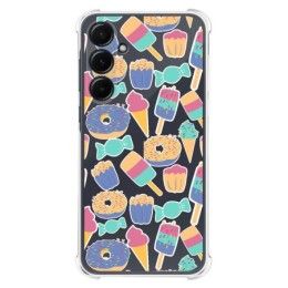 Funda Silicona Antigolpes para Samsung Galaxy A55 5G diseño Dulces 02 Dibujos