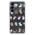 Funda Silicona Antigolpes para Samsung Galaxy A55 5G diseño Perros Dibujos