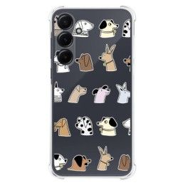 Funda Silicona Antigolpes para Samsung Galaxy A55 5G diseño Perros Dibujos