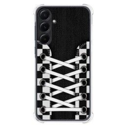 Funda Silicona Antigolpes para Samsung Galaxy A55 5G diseño Zapatillas 03 Dibujos