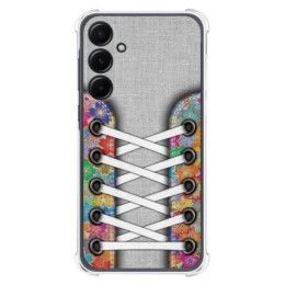 Funda Silicona Antigolpes para Samsung Galaxy A55 5G diseño Zapatillas 04 Dibujos