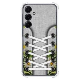 Funda Silicona Antigolpes para Samsung Galaxy A55 5G diseño Zapatillas 08 Dibujos