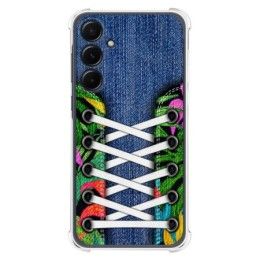 Funda Silicona Antigolpes para Samsung Galaxy A55 5G diseño Zapatillas 13 Dibujos