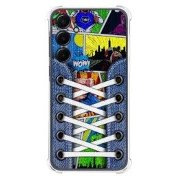 Funda Silicona Antigolpes para Samsung Galaxy A55 5G diseño Zapatillas 14 Dibujos