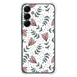 Funda Silicona Antigolpes para Samsung Galaxy A55 5G diseño Flores 01 Dibujos