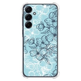 Funda Silicona Antigolpes para Samsung Galaxy A55 5G diseño Flores 03 Dibujos