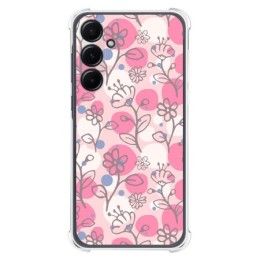 Funda Silicona Antigolpes para Samsung Galaxy A55 5G diseño Flores 07 Dibujos