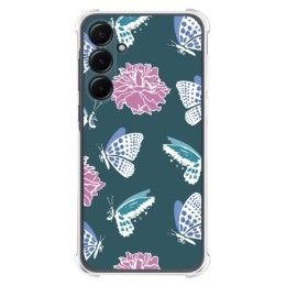 Funda Silicona Antigolpes para Samsung Galaxy A55 5G diseño Flores 10 Dibujos