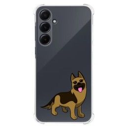 Funda Silicona Antigolpes para Samsung Galaxy A55 5G diseño Perros 03 Dibujos