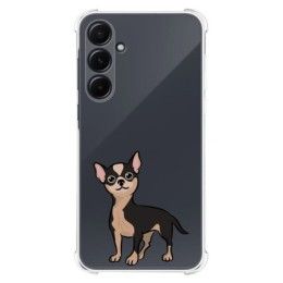 Funda Silicona Antigolpes para Samsung Galaxy A55 5G diseño Perros 05 Dibujos