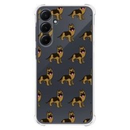Funda Silicona Antigolpes para Samsung Galaxy A55 5G diseño Perros 09 Dibujos