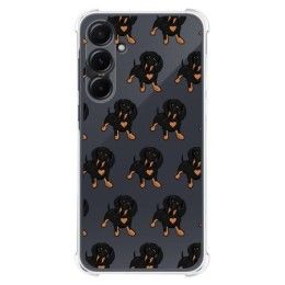 Funda Silicona Antigolpes para Samsung Galaxy A55 5G diseño Perros 10 Dibujos