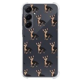 Funda Silicona Antigolpes para Samsung Galaxy A55 5G diseño Perros 11 Dibujos