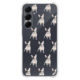 Funda Silicona Antigolpes para Samsung Galaxy A55 5G diseño Perros 12 Dibujos