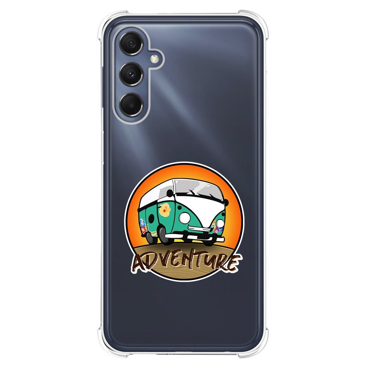 Funda Silicona Antigolpes para Samsung Galaxy M34 5G diseño Adventure Dibujos