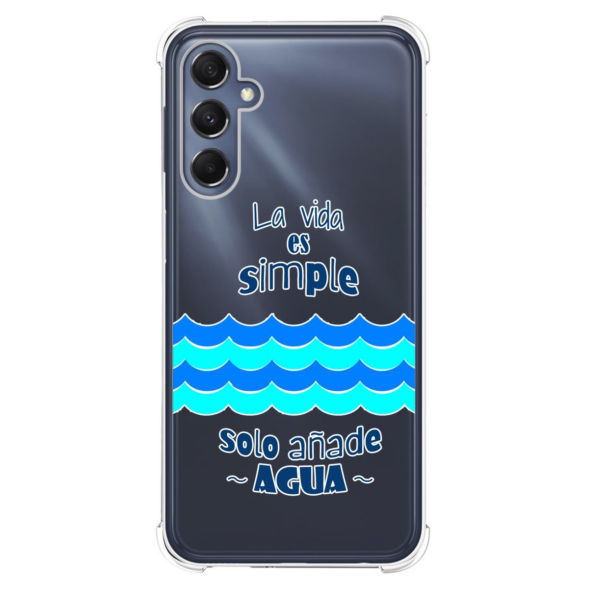 Funda Silicona Antigolpes para Samsung Galaxy M34 5G diseño Agua Dibujos