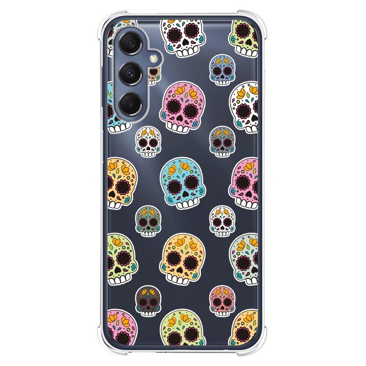 Funda Silicona Antigolpes para Samsung Galaxy M34 5G diseño Catrina Dibujos