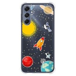 Funda Silicona Antigolpes para Samsung Galaxy M34 5G diseño Espacio Dibujos