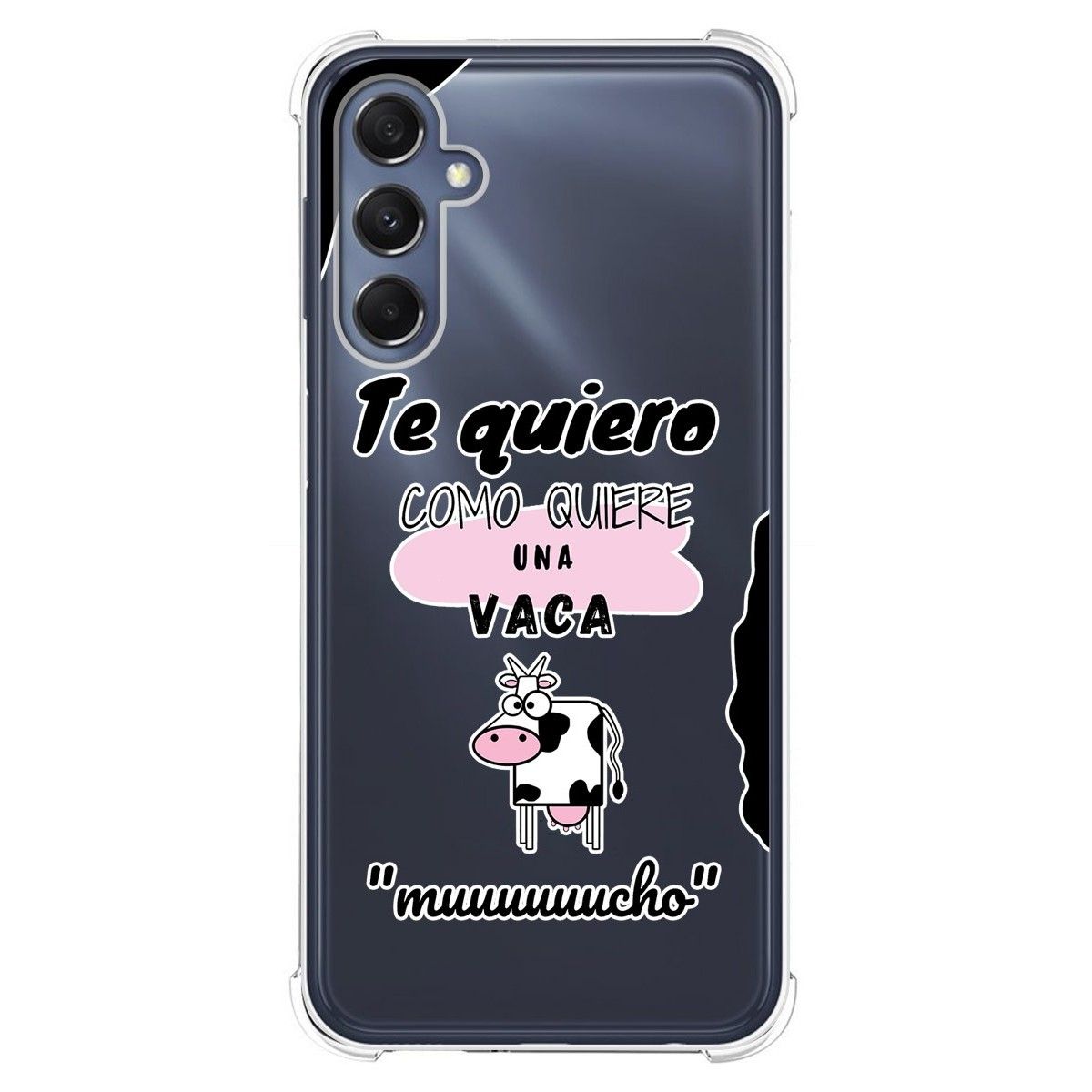 Funda Silicona Antigolpes para Samsung Galaxy M34 5G diseño Vaca Dibujos