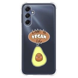 Funda Silicona Antigolpes para Samsung Galaxy M34 5G diseño Vegan Life Dibujos