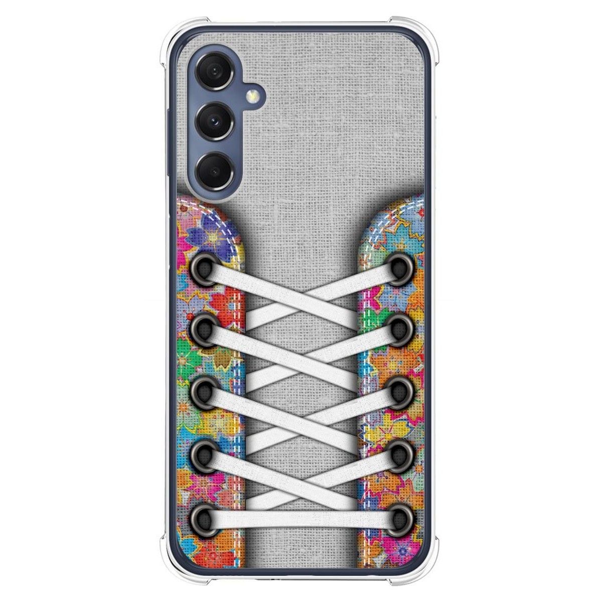 Funda Silicona Antigolpes para Samsung Galaxy M34 5G diseño Zapatillas 04 Dibujos
