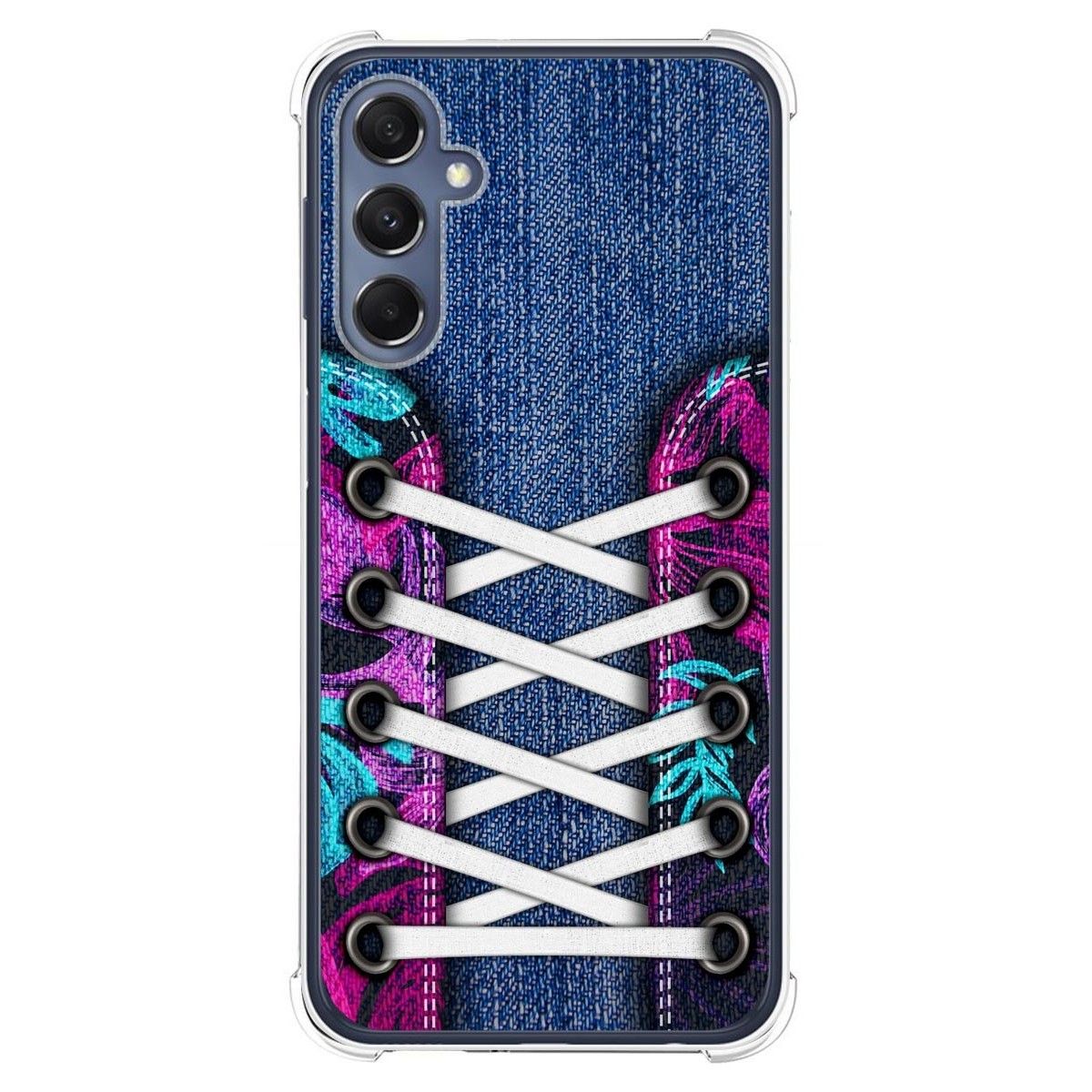 Funda Silicona Antigolpes para Samsung Galaxy M34 5G diseño Zapatillas 06 Dibujos
