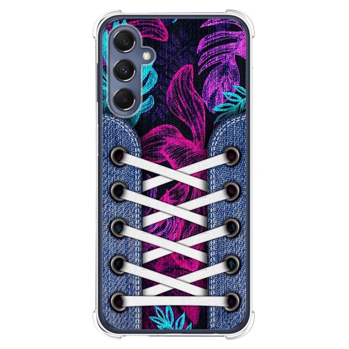 Funda Silicona Antigolpes para Samsung Galaxy M34 5G diseño Zapatillas 07 Dibujos