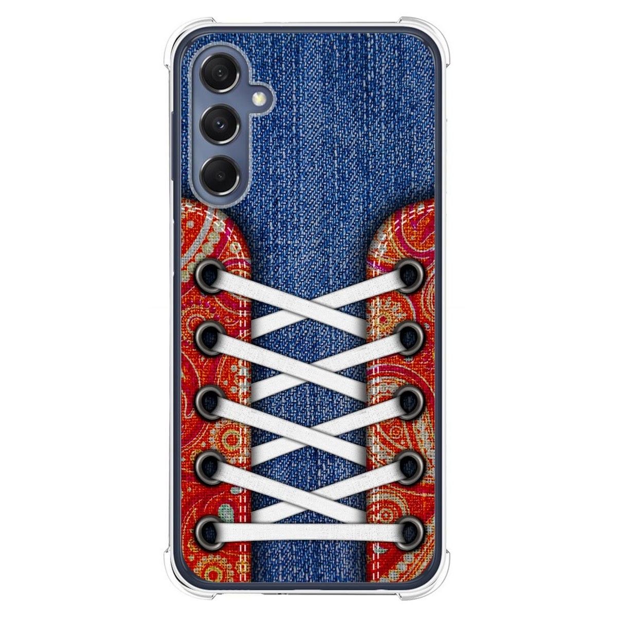 Funda Silicona Antigolpes para Samsung Galaxy M34 5G diseño Zapatillas 11 Dibujos