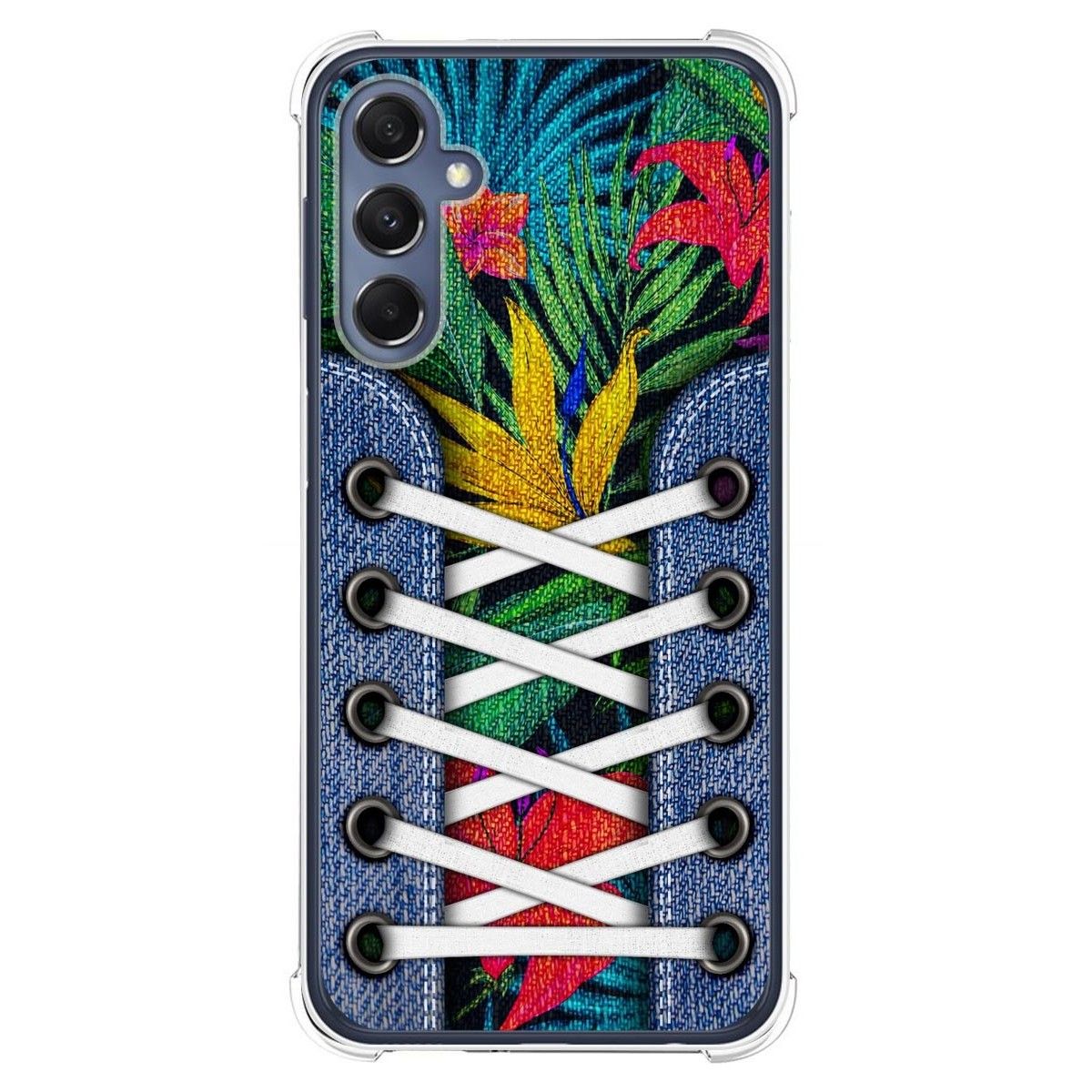 Funda Silicona Antigolpes para Samsung Galaxy M34 5G diseño Zapatillas 12 Dibujos