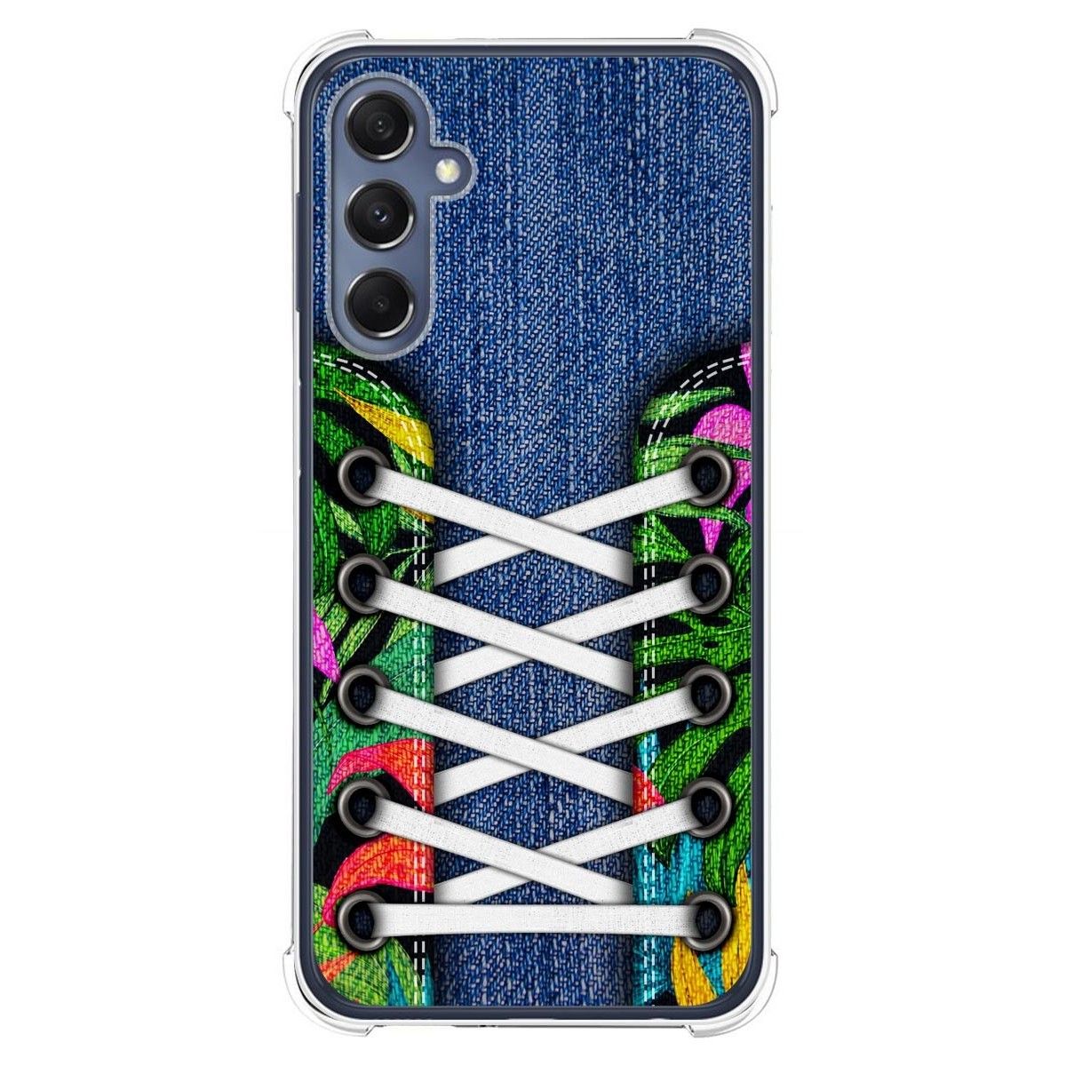 Funda Silicona Antigolpes para Samsung Galaxy M34 5G diseño Zapatillas 13 Dibujos