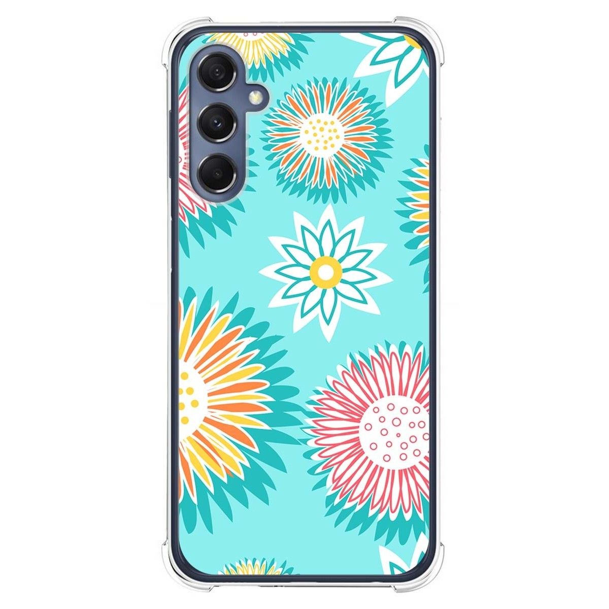 Funda Silicona Antigolpes para Samsung Galaxy M34 5G diseño Flores 05 Dibujos