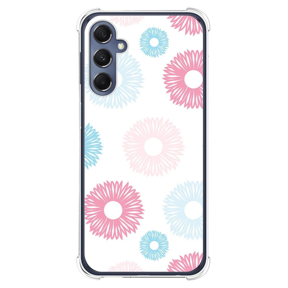 Funda Silicona Antigolpes para Samsung Galaxy M34 5G diseño Flores 06 Dibujos