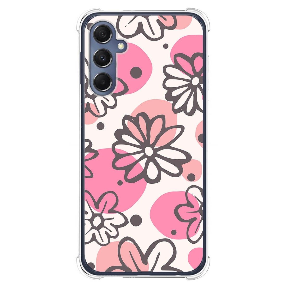 Funda Silicona Antigolpes para Samsung Galaxy M34 5G diseño Flores 09 Dibujos