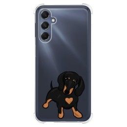 Funda Silicona Antigolpes para Samsung Galaxy M34 5G diseño Perros 04 Dibujos