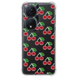 Funda Silicona Antigolpes para Huawei Honor X7b diseño Cerezas Dibujos