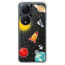 Funda Silicona Antigolpes para Huawei Honor X7b diseño Espacio Dibujos