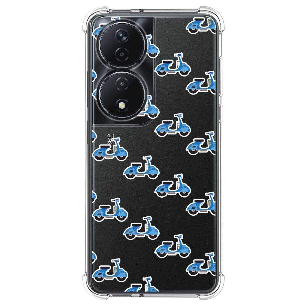 Funda Silicona Antigolpes para Huawei Honor X7b diseño Scooter Dibujos