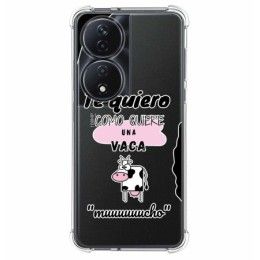 Funda Silicona Antigolpes para Huawei Honor X7b diseño Vaca Dibujos