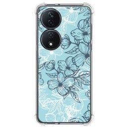 Funda Silicona Antigolpes para Huawei Honor X7b diseño Flores 03 Dibujos
