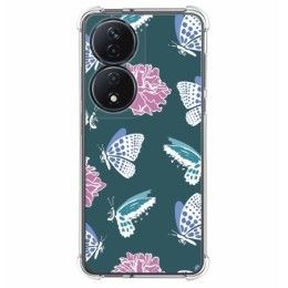 Funda Silicona Antigolpes para Huawei Honor X7b diseño Flores 10 Dibujos