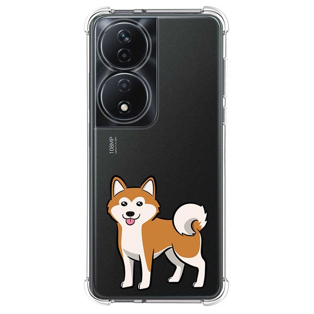 Funda Silicona Antigolpes para Huawei Honor X7b diseño Perros 02 Dibujos