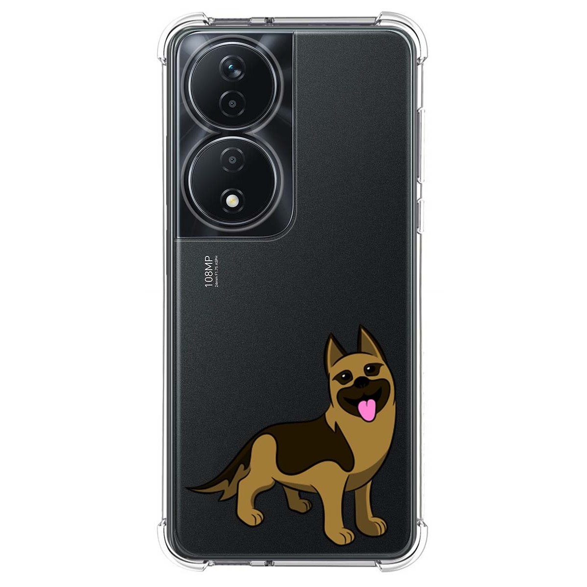 Funda Silicona Antigolpes para Huawei Honor X7b diseño Perros 03 Dibujos