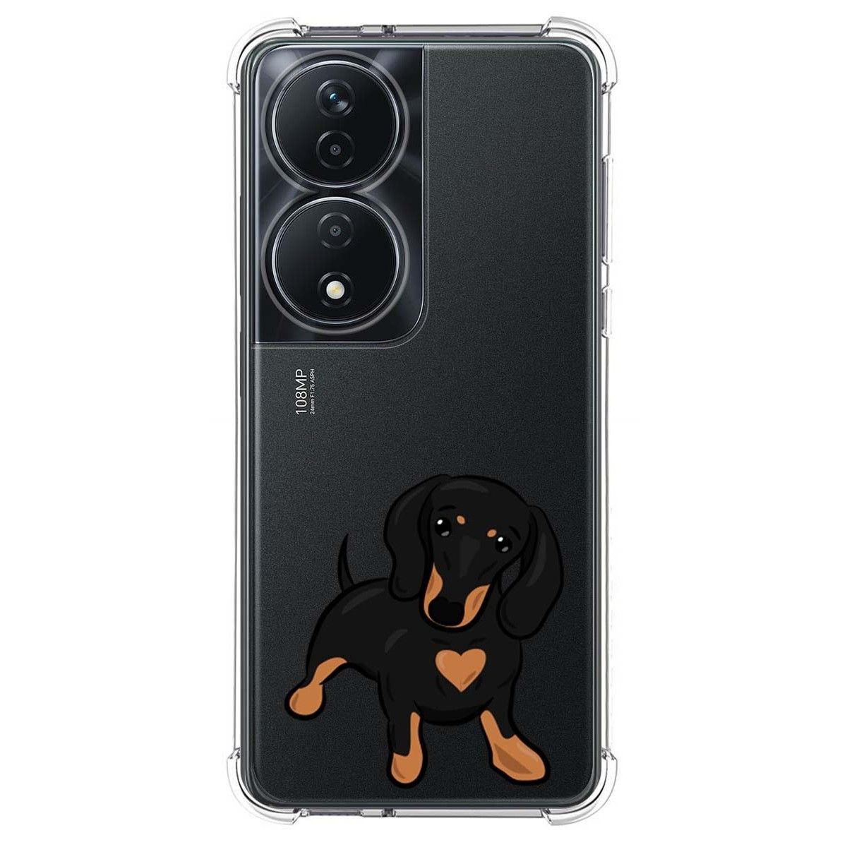 Funda Silicona Antigolpes para Huawei Honor X7b diseño Perros 04 Dibujos